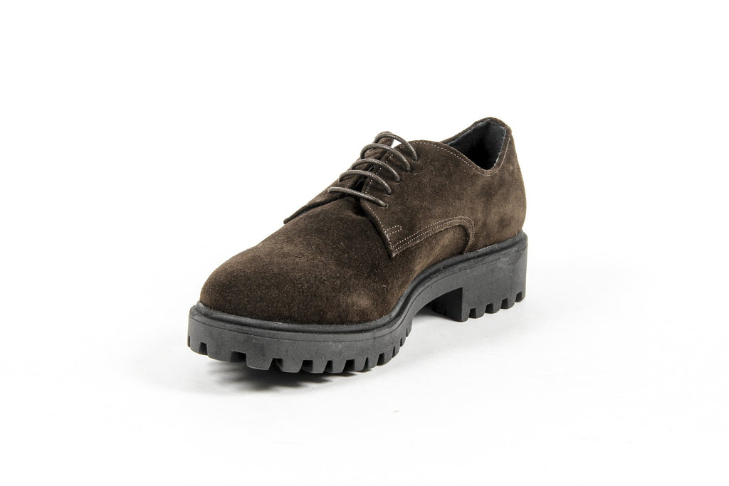 V 1969 Italia Zapato con cordones para mujer C01 CAMOSCIO MORO