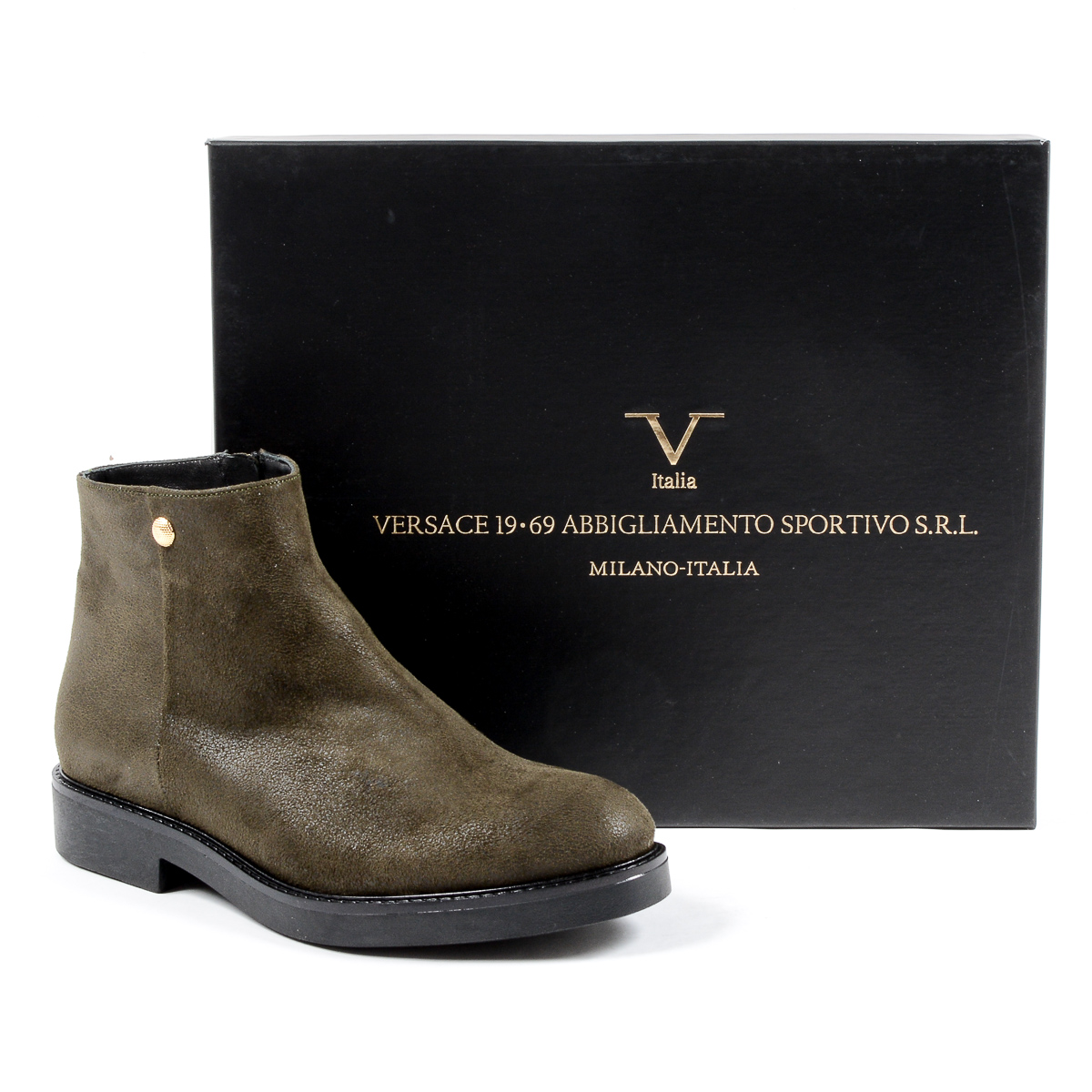 V 1969 Italia Botín de mujer Verde oscuro TILLY
