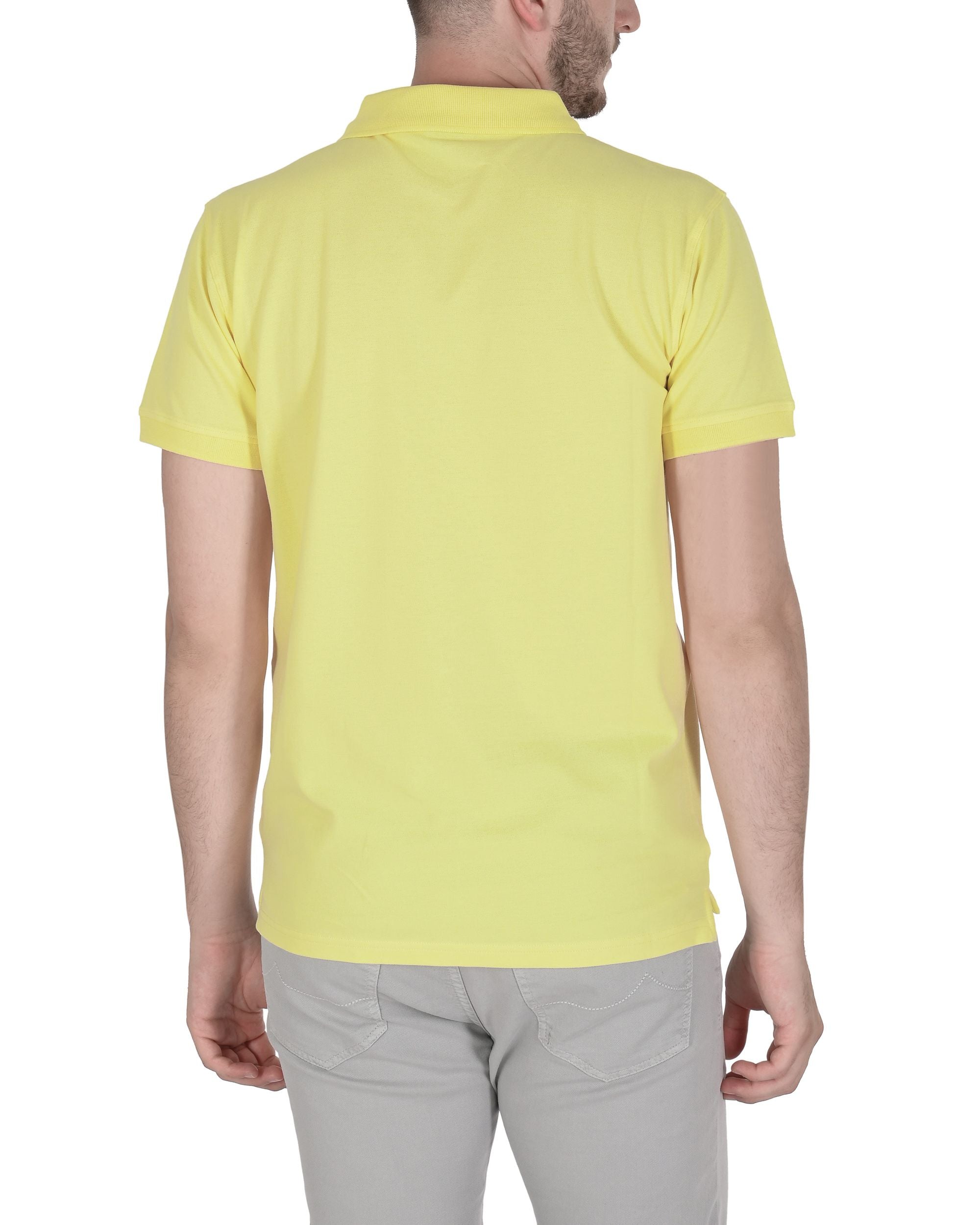 19V69 Italia Polo para hombre VSC1MPL01 POPCORN