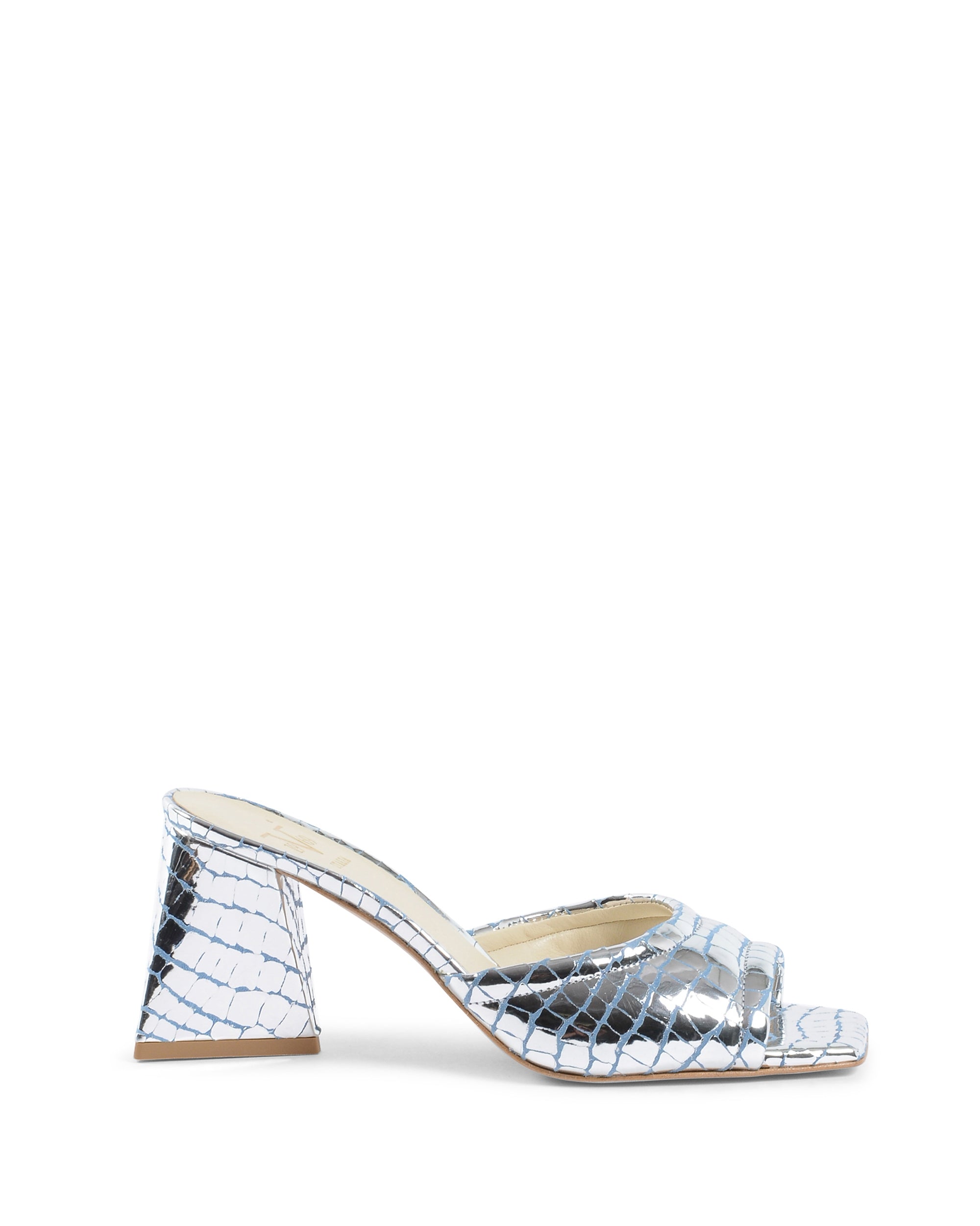 19V69 Italia Sandalia Mujer Plata SIMONA PITONE CELESTE ARGENTO
