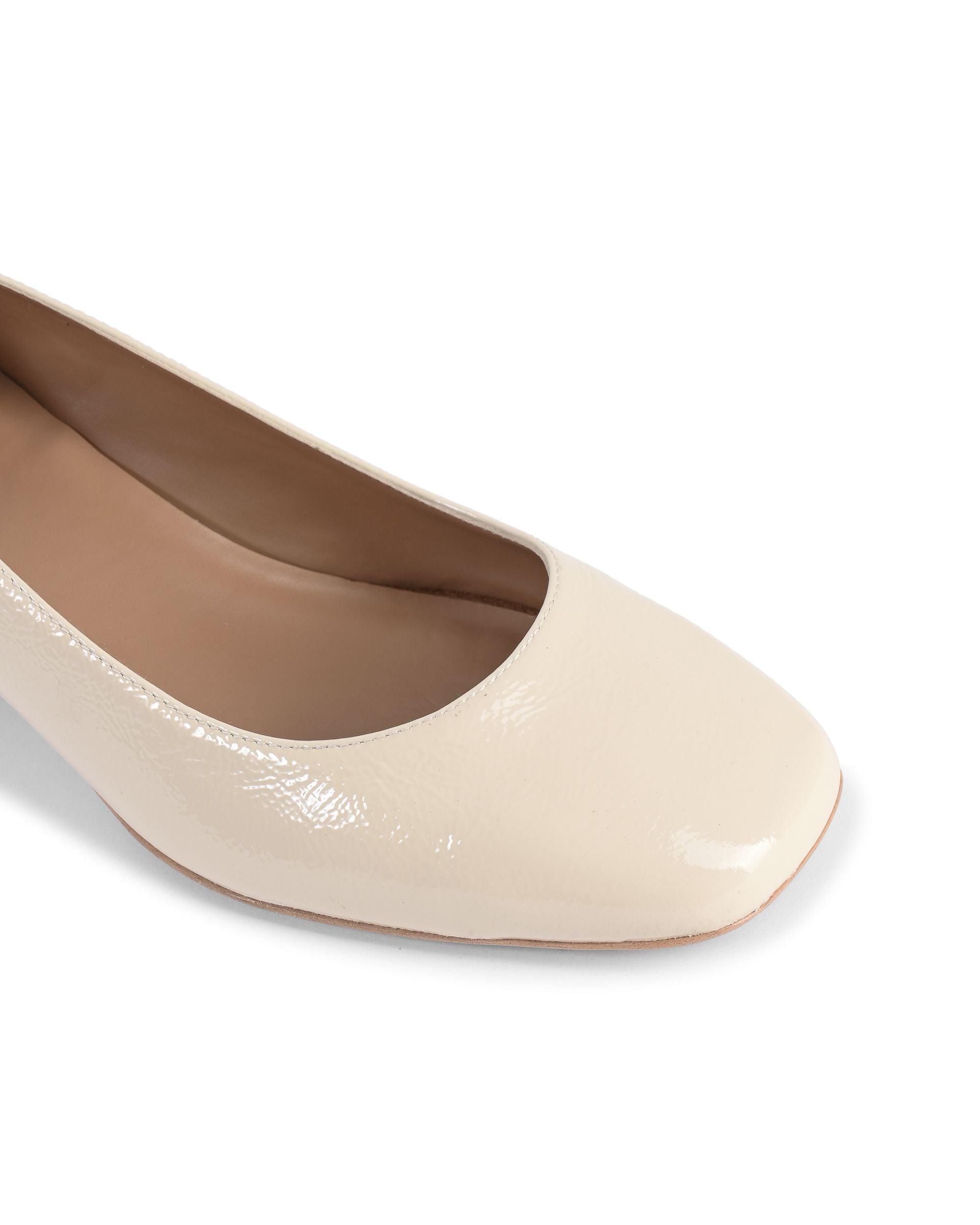 19V69 Italia Womens Heeled Ballerina SOFIA NAPLACK BEIGE