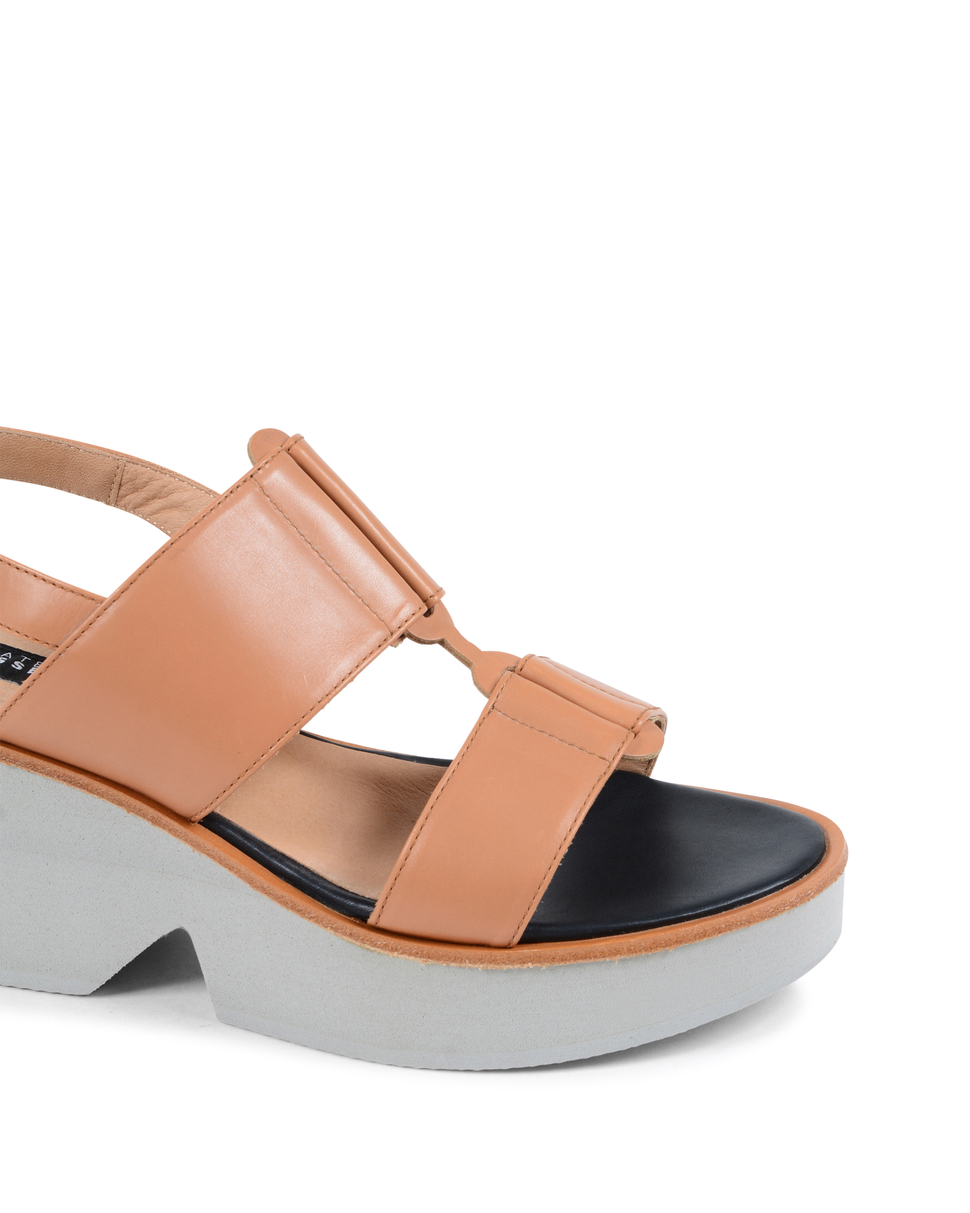 Fratelli Rossetti Womens Wedge Sandal Tan 75256 LADY ANTIQUE NOCE
