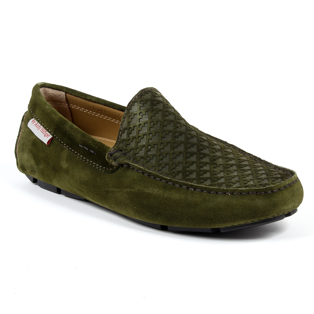 Mocasín Andrew Charles para hombre verde TRON