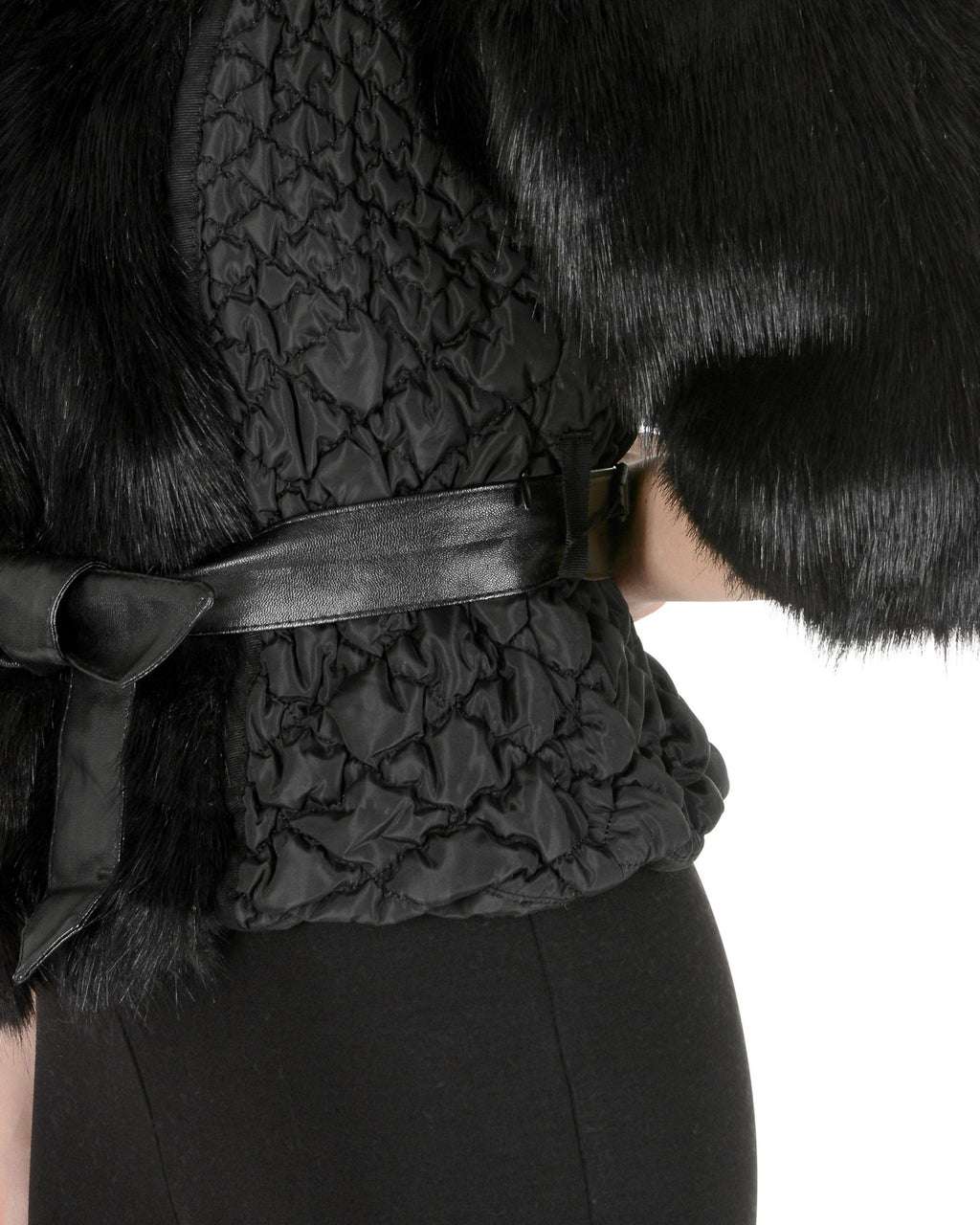 19V69 Italia Abrigo de mujer Negro CARLY BLACK