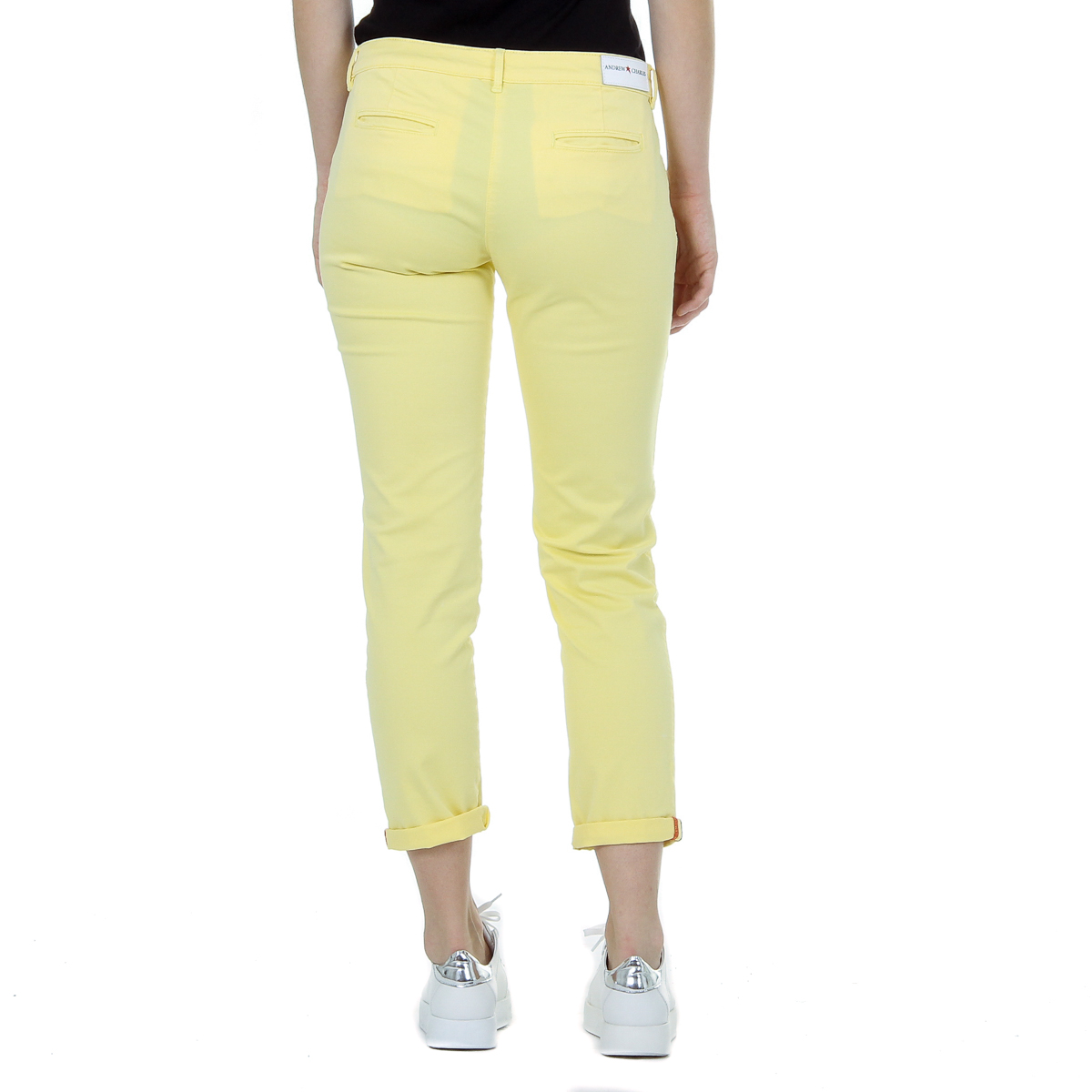 Pantalones de mujer Andrew Charles amarillos PENDA