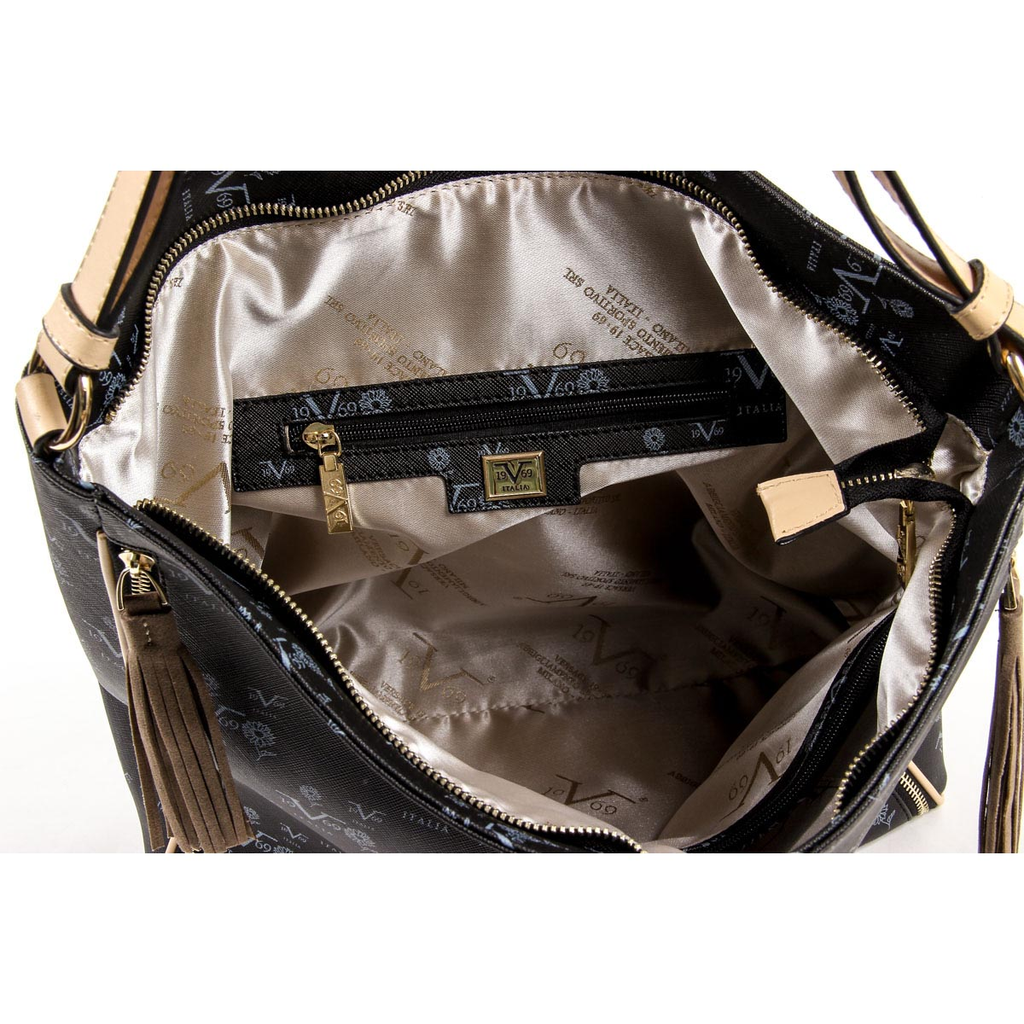 Bolso de mano para mujer V 1969 Italia V1969005 NEGRO