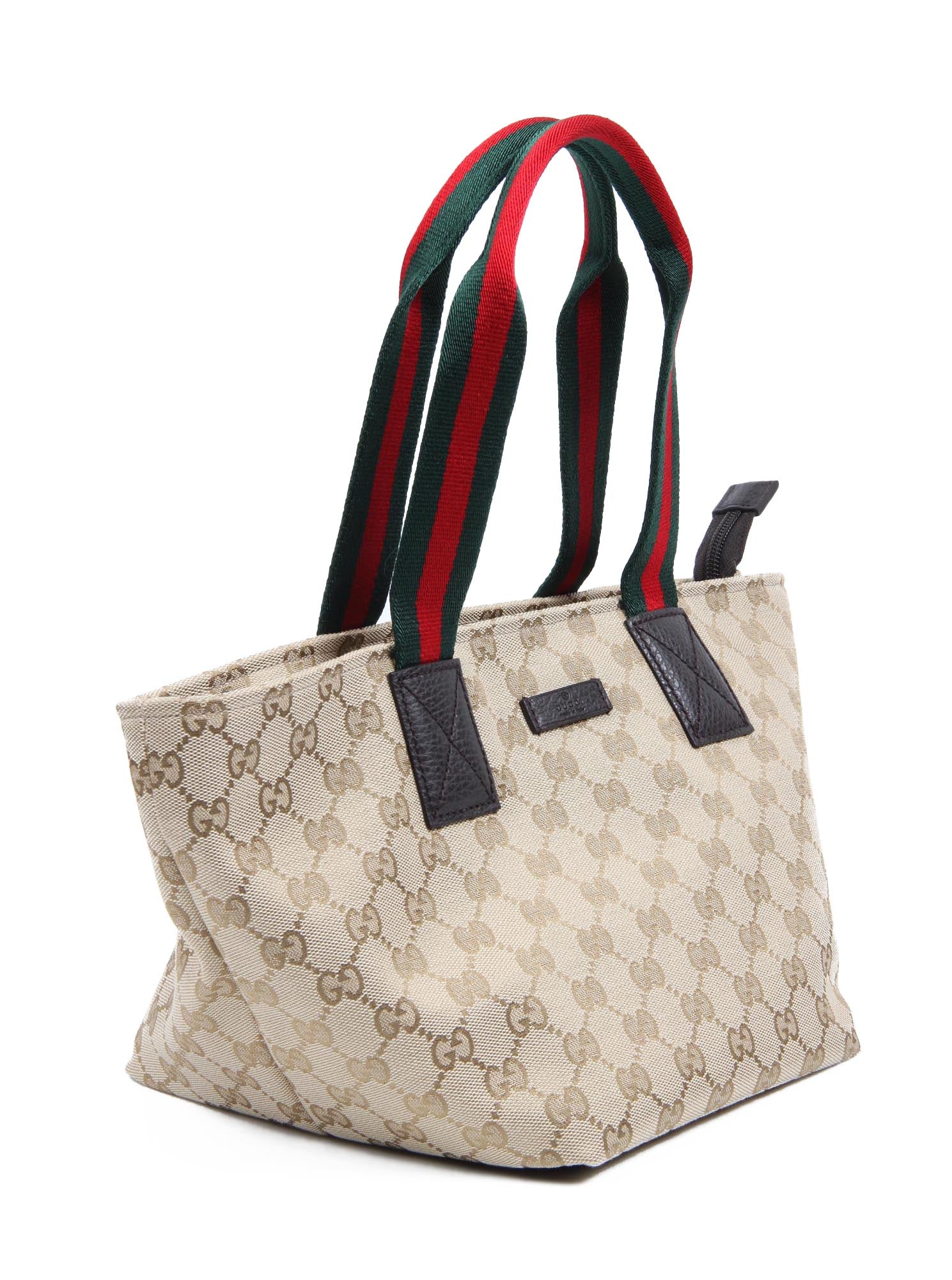 Bolso de mano Gucci Tote con dos asas y logo GG 374433 527066