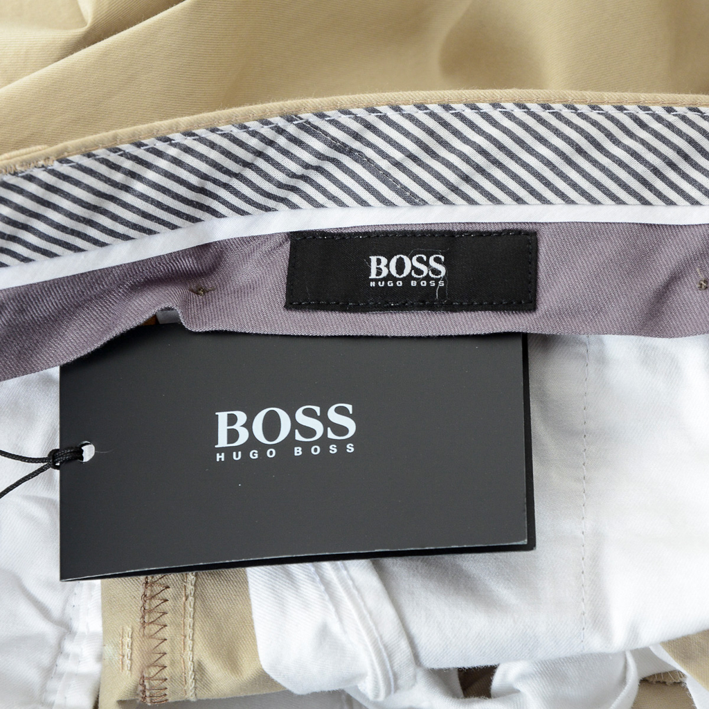 Pantalones Hugo Boss para hombre beige STANINO