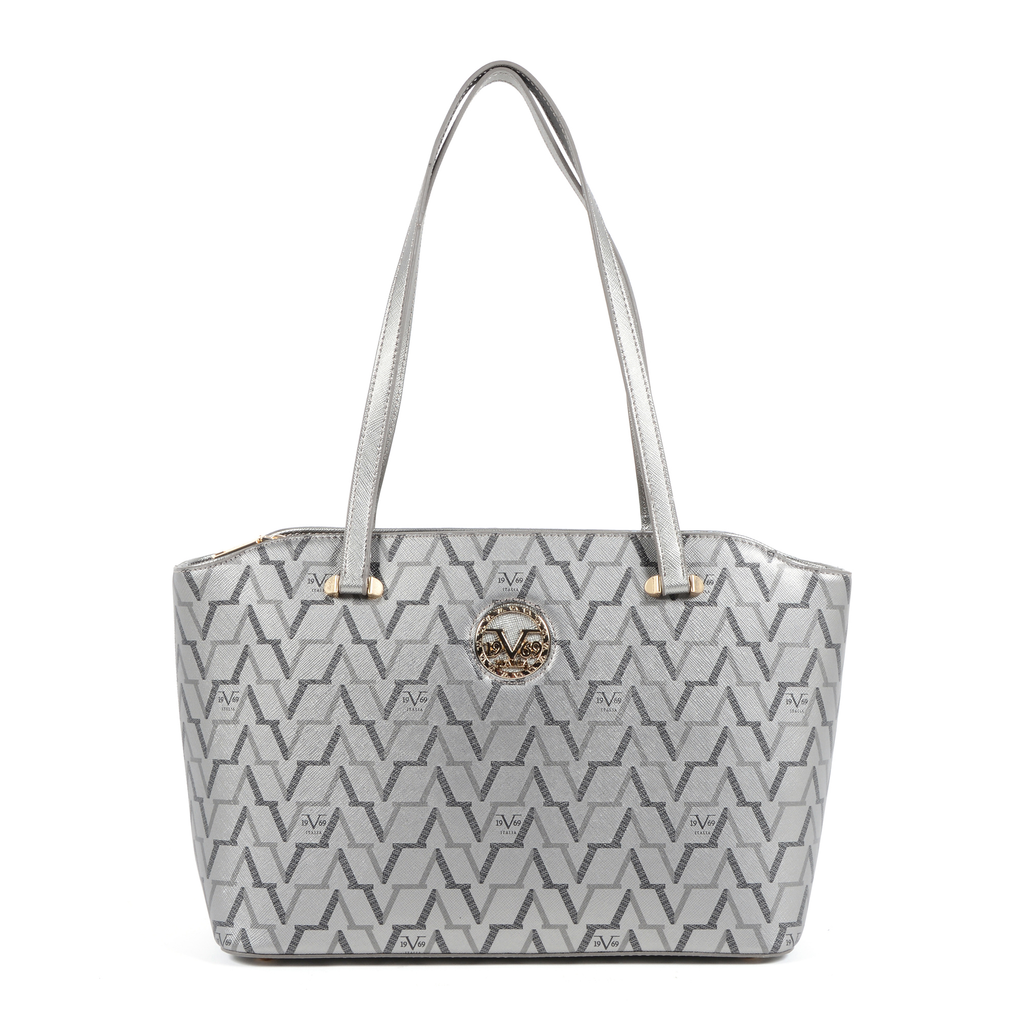 19V69 Italia Womens Handbag Silver 3604 SILVER