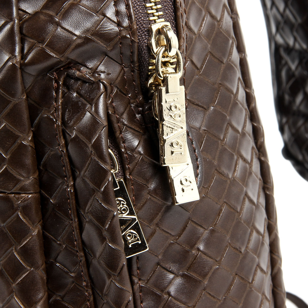 Mochila de moda para hombre V 1969 Italia V1969016B CAFÉ