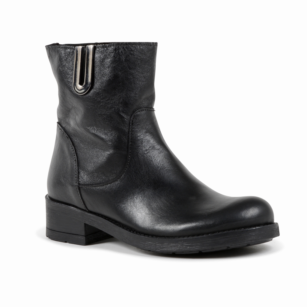 19V69 Italia Botines para mujer Negro 016 VITELLO NERO