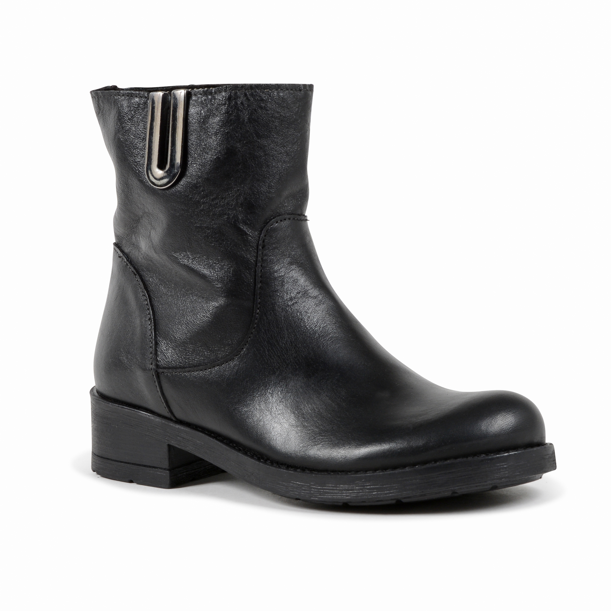 19V69 Italia Botines para mujer Negro 016 VITELLO NERO