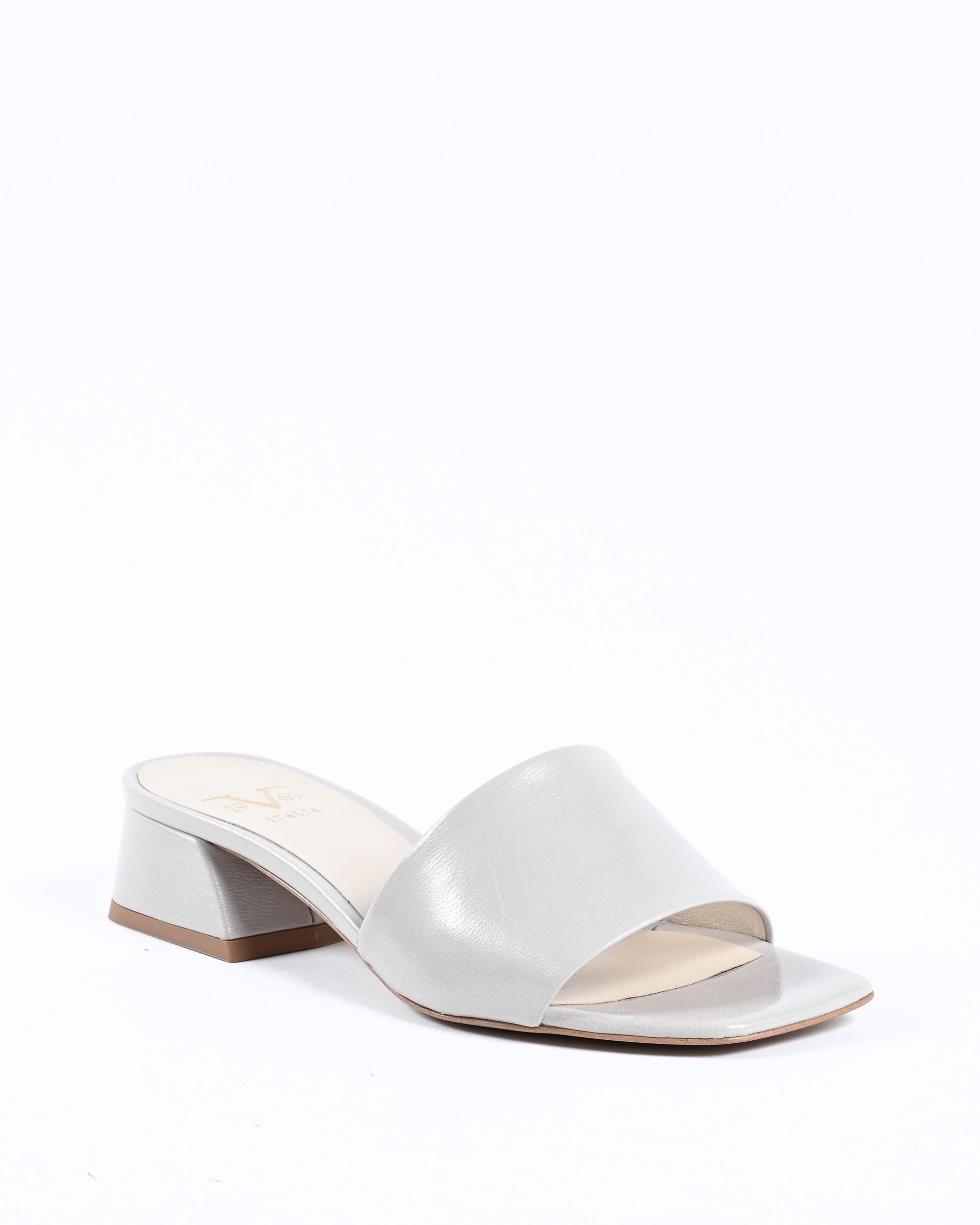 19V69 Italia Sandalia de mujer Gris claro NEPER KID PERLA