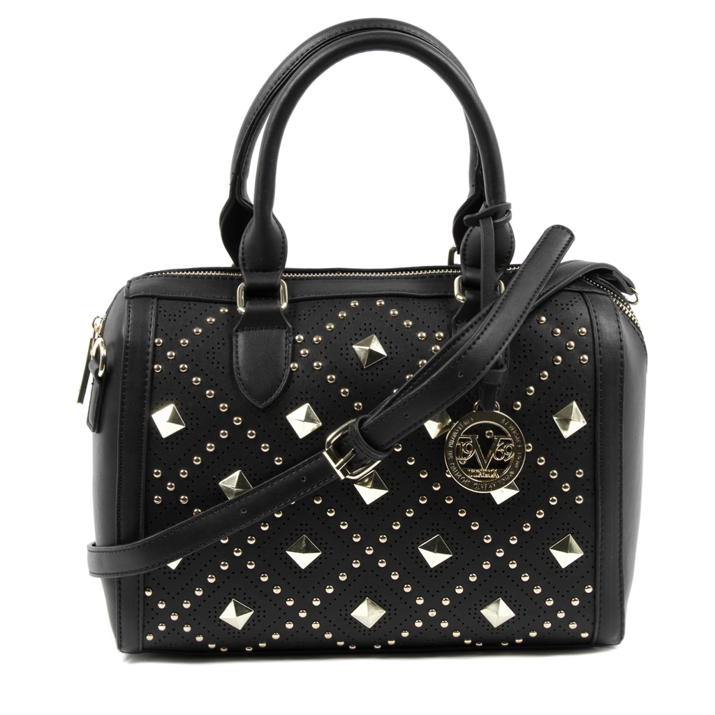 Bolso de mano para mujer V 1969 Italia negro CLAIRE