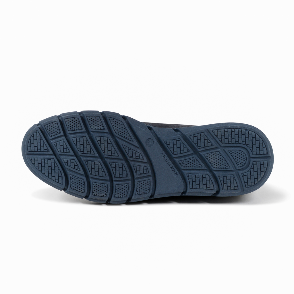 19V69 Italia Botín para hombre Azul 930 CAMOSCIO AZUL