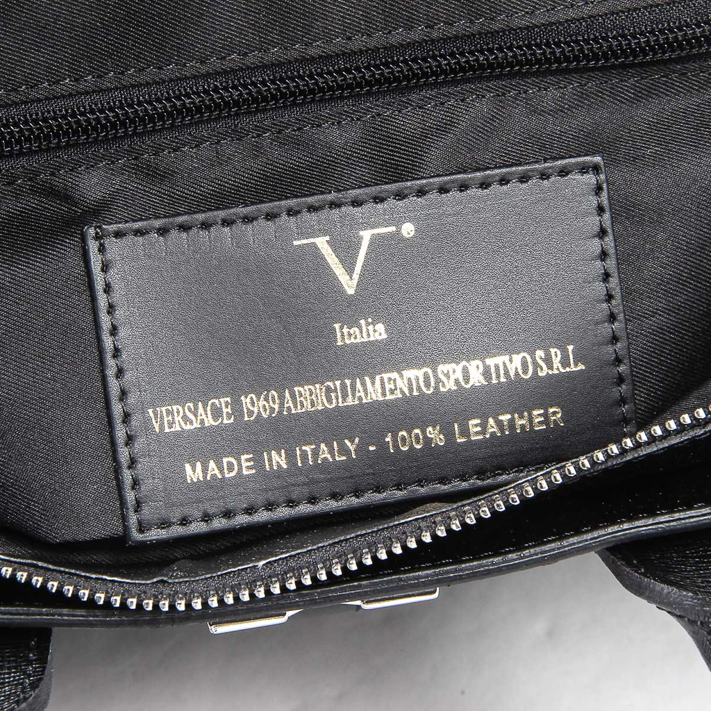 Bolso de mano para mujer V 1969 Italia V006-S SAFFIANO NERO