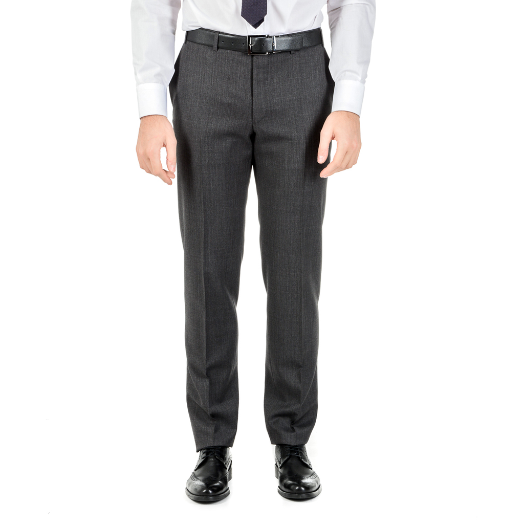 Canali Mens Suit Long Sleeves Dark Grey