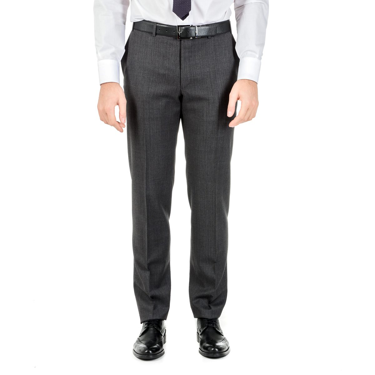 Canali Mens Suit Long Sleeves Dark Grey