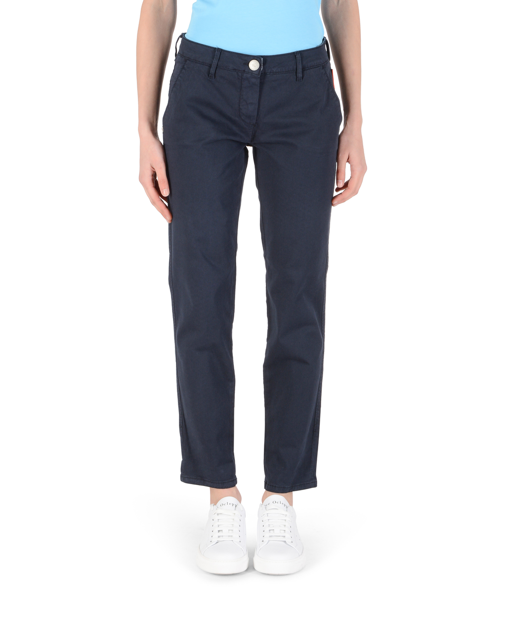 Pantalones de mujer Andrew Charles de corte regular YOKO NAVY