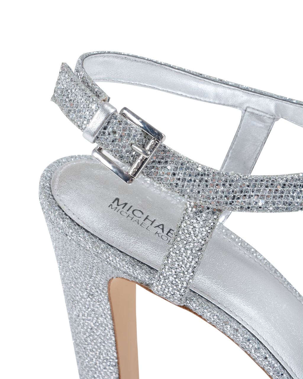 Sandalia Michael Kors para mujer color plata CATALINA