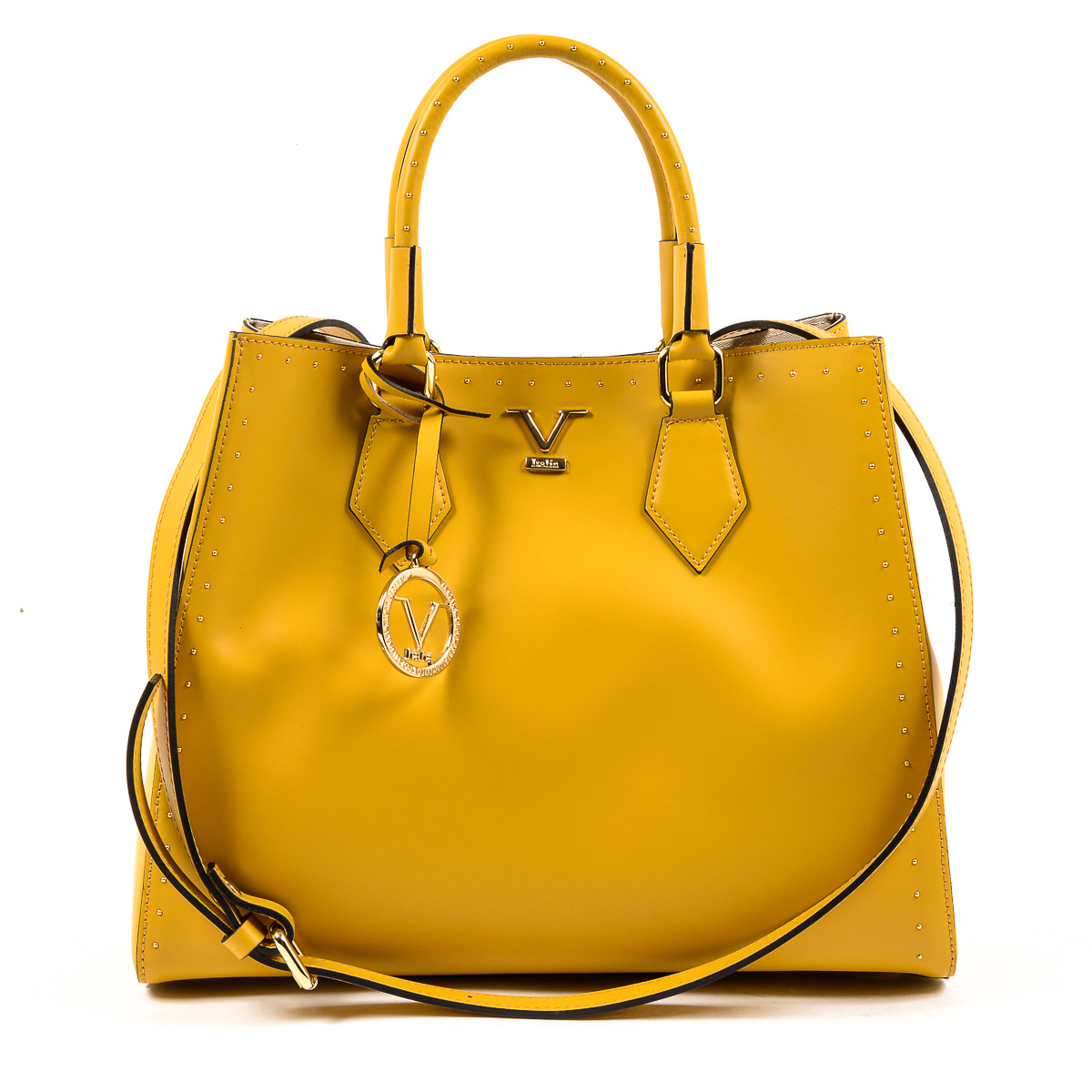 V 1969 Italia Womens Handbag Yellow CRETA