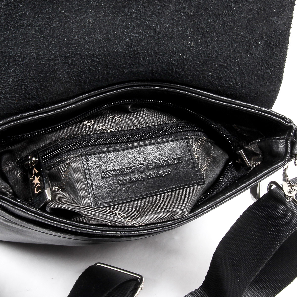 Andrew Charles Bolso de mano para hombre Negro MATE