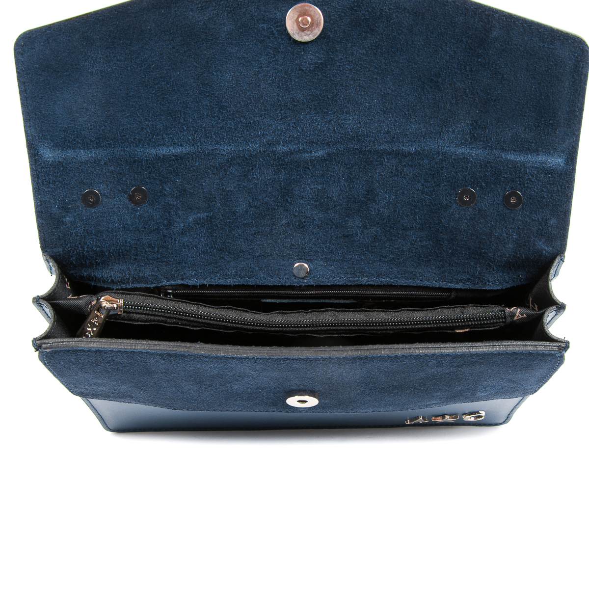 Andrew Charles Womens Handbag Blue RING