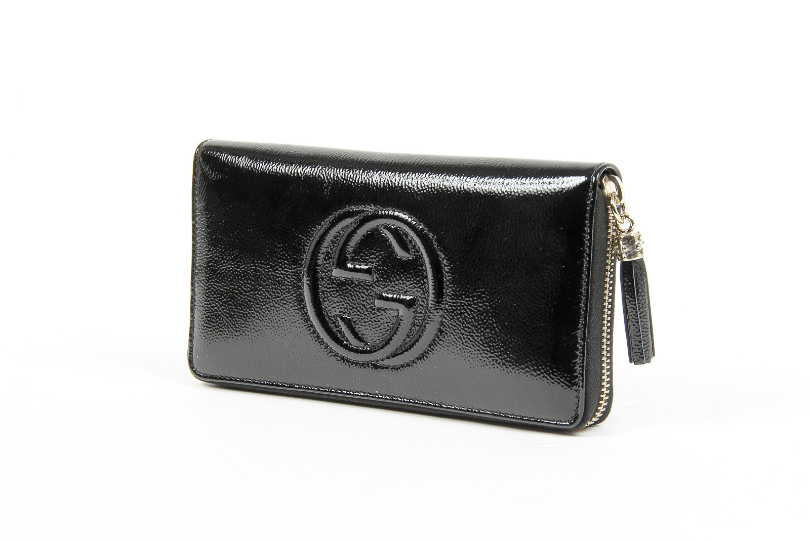 Monedero Gucci Soho de piel con cremallera para mujer