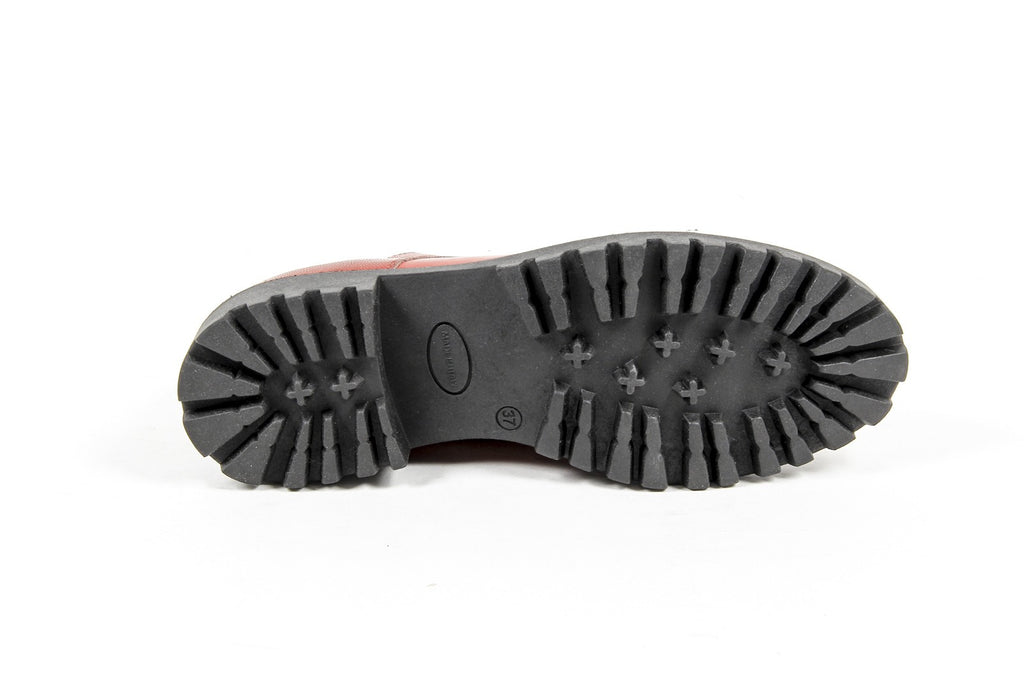 V 1969 Italia Zapato con cordones para mujer C01 VITELLO ROSSO