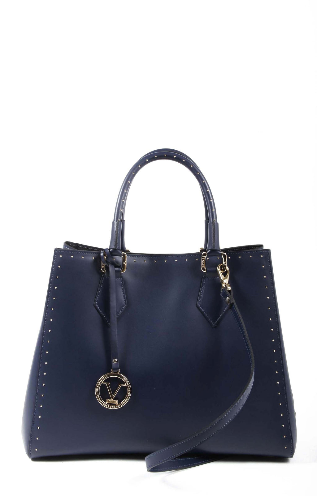 Bolso de mano para mujer V 1969 Italia G550-52 RUGA BLU