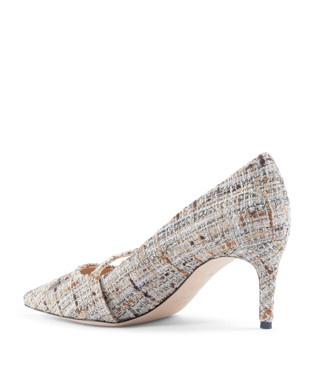 Zapatos Mary Jane con tacón de lazo tipo violín