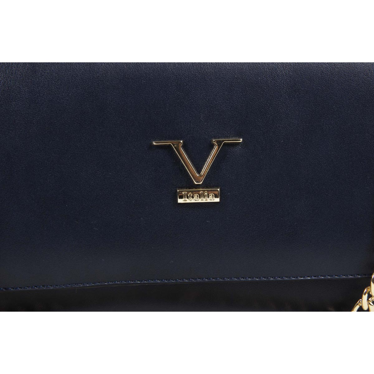 Bolso de mano para mujer V 1969 Italia VE011 AZUL MARINO