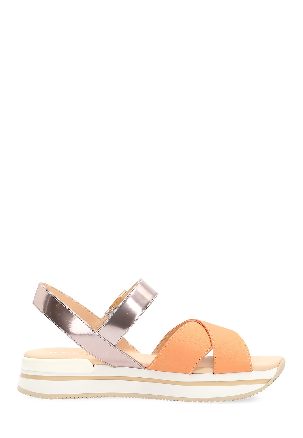 Sandalia Hogan para mujer naranja HXW2570R14088L10X49