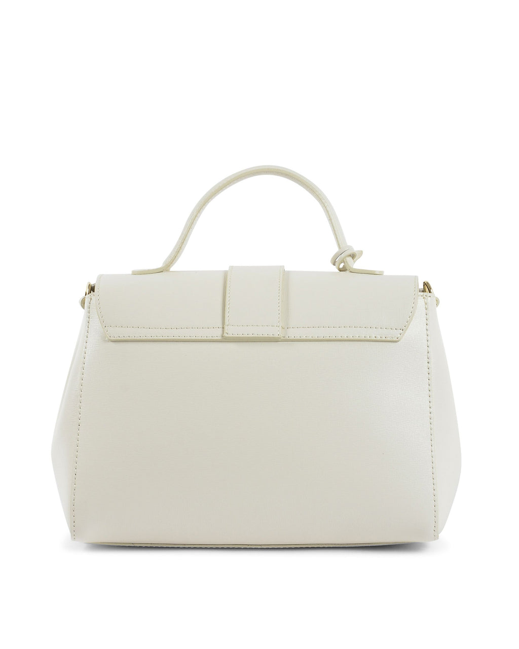V Italia Womens Handbag White BC10280 52 SAFFIANO LATTE