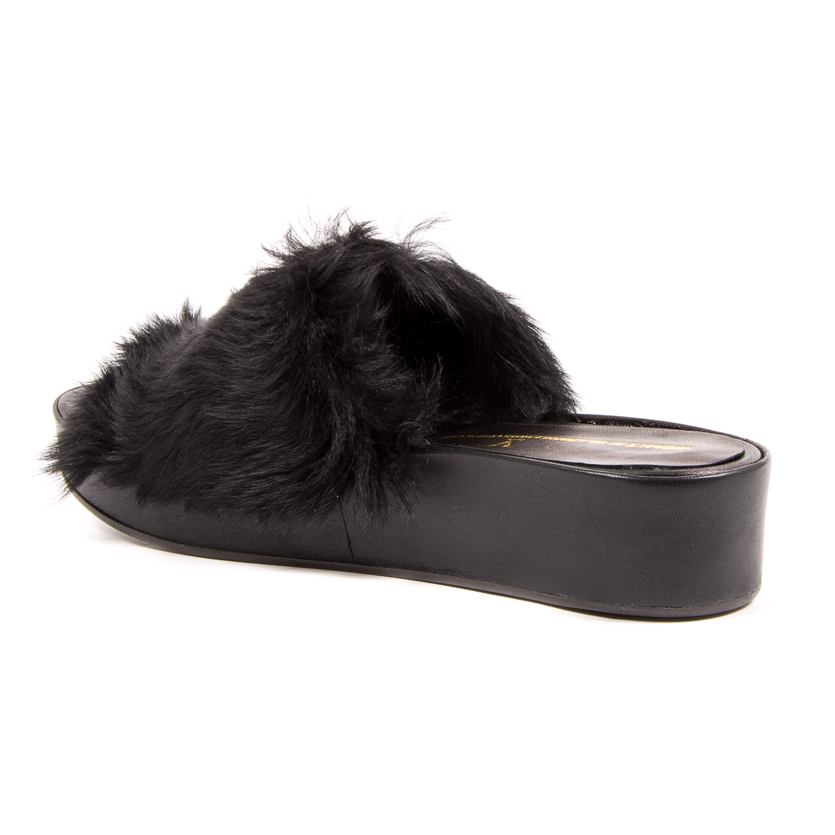 Sandalia V 1969 Italia para mujer, color negro, GREENWOOD