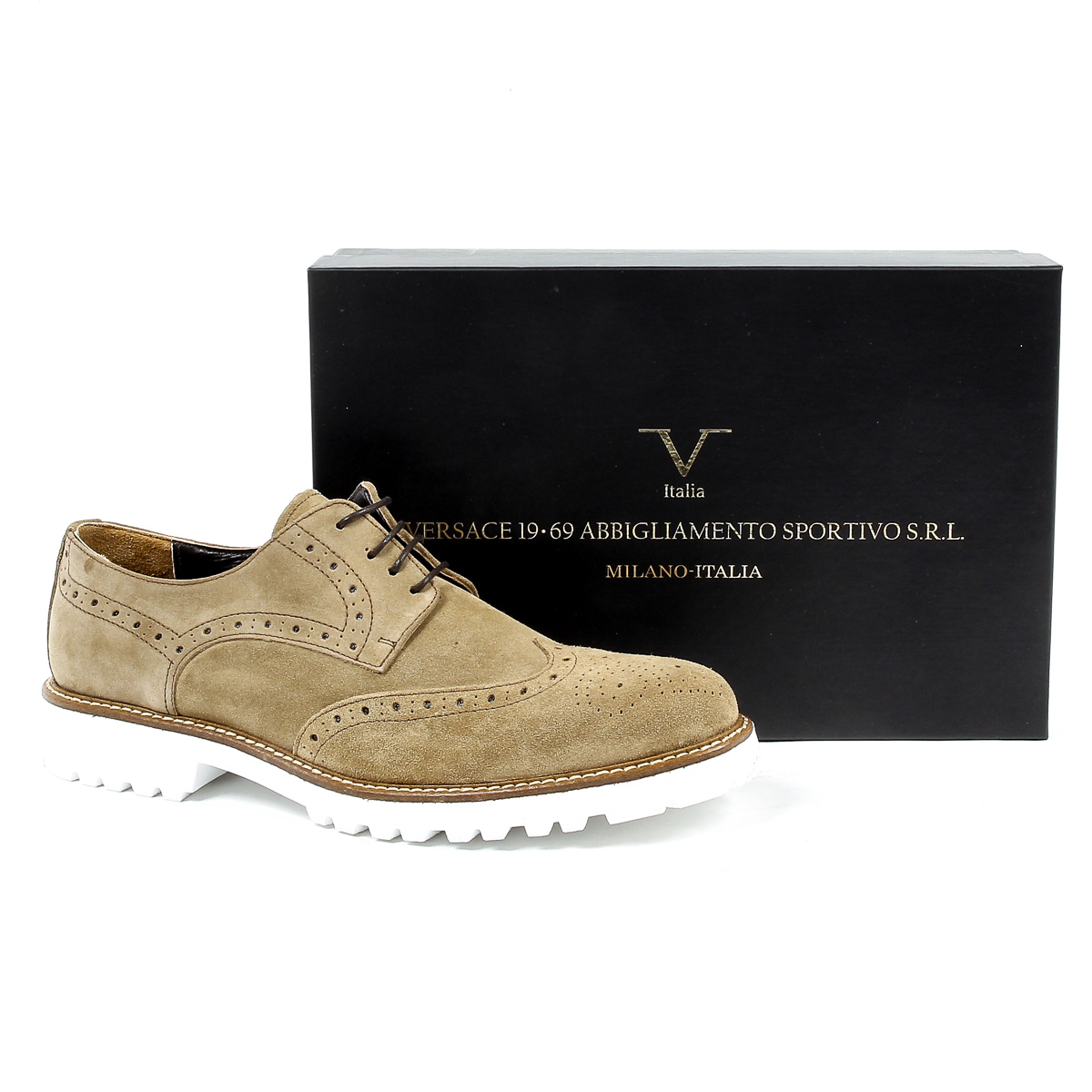 V 1969 Italia Mens Brogue Oxford Shoe