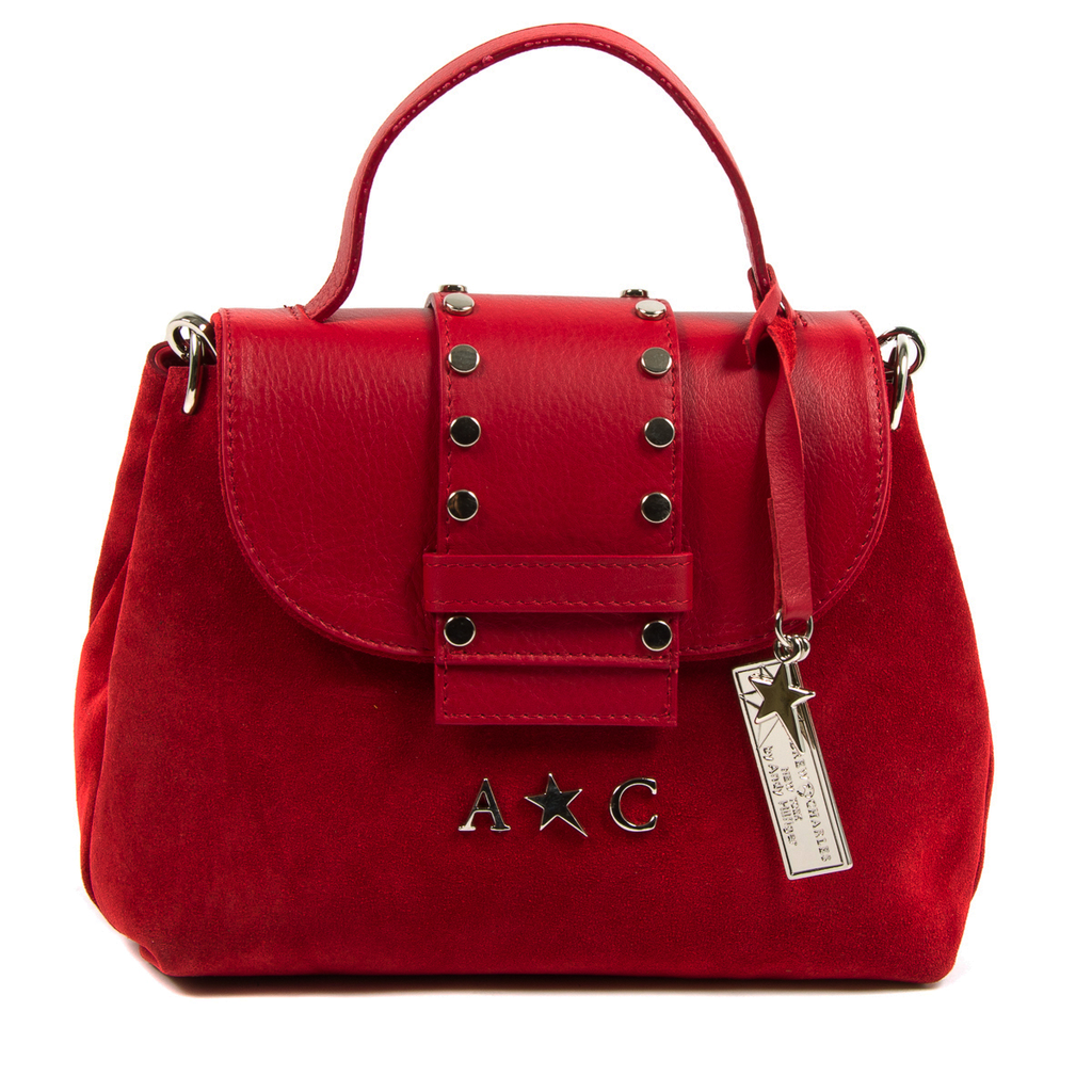 Bolso de mano para mujer Andrew Charles rojo PAMELA