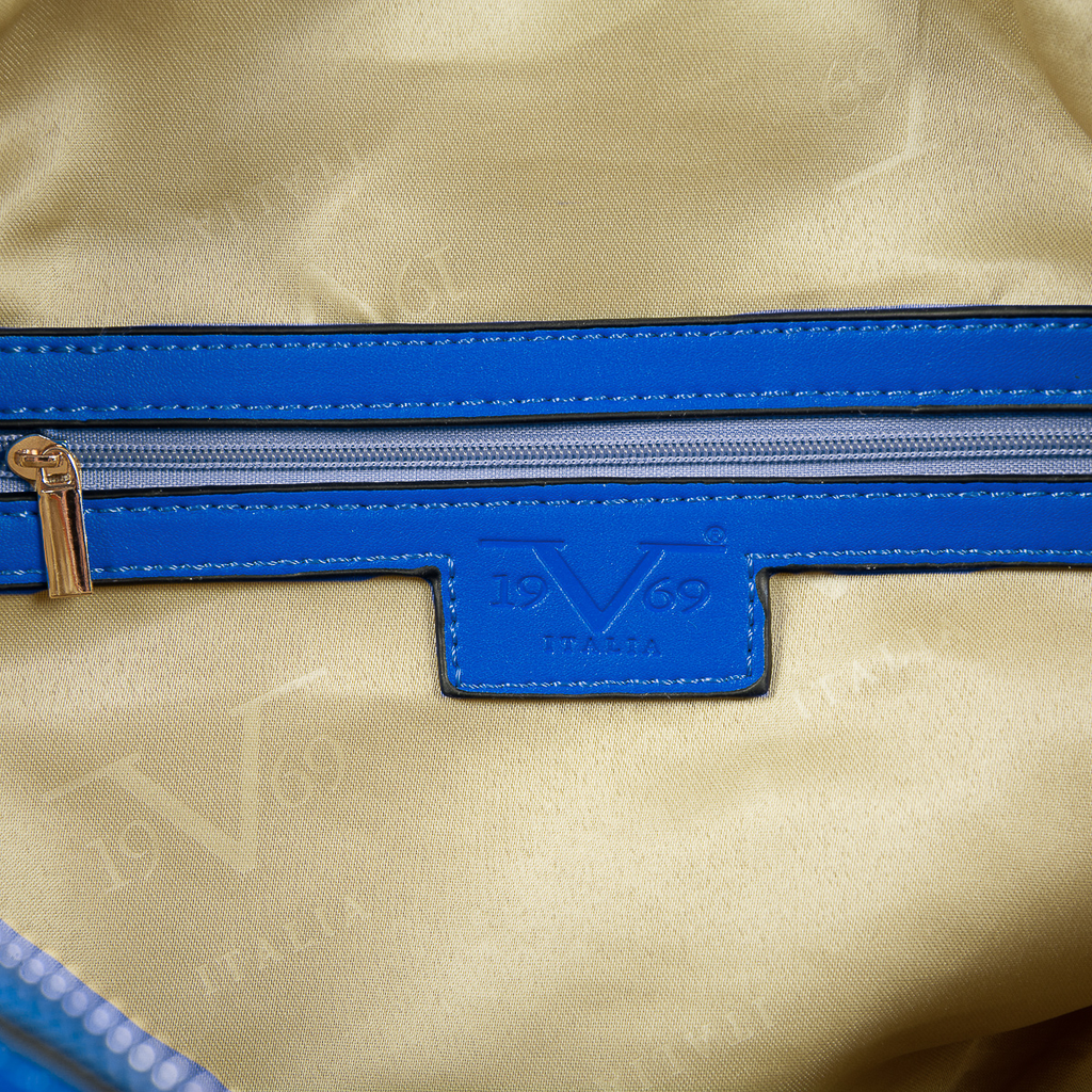 Bolso de mano para mujer V 1969 Italia Azul GIULIA