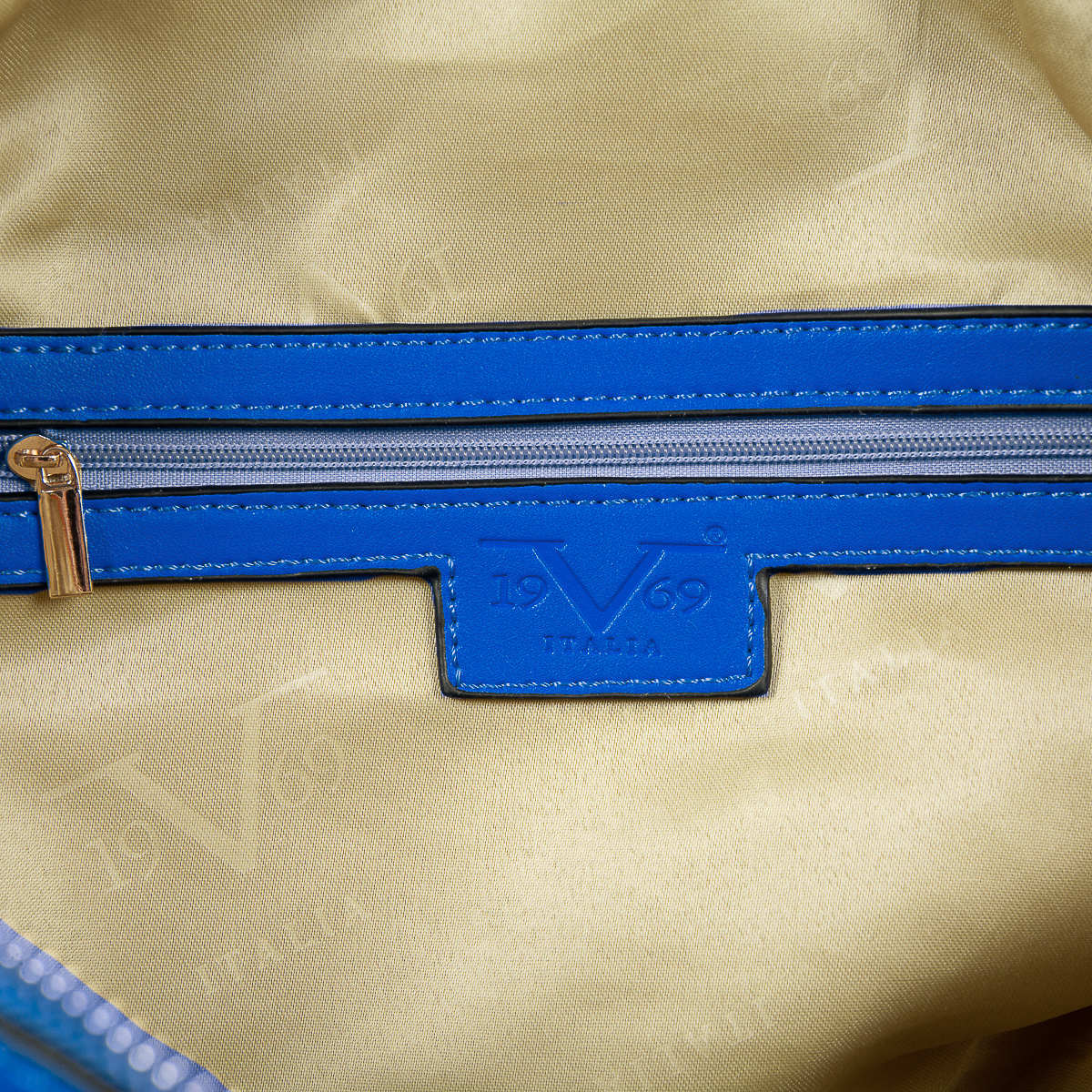 Bolso de mano para mujer V 1969 Italia Azul GIULIA