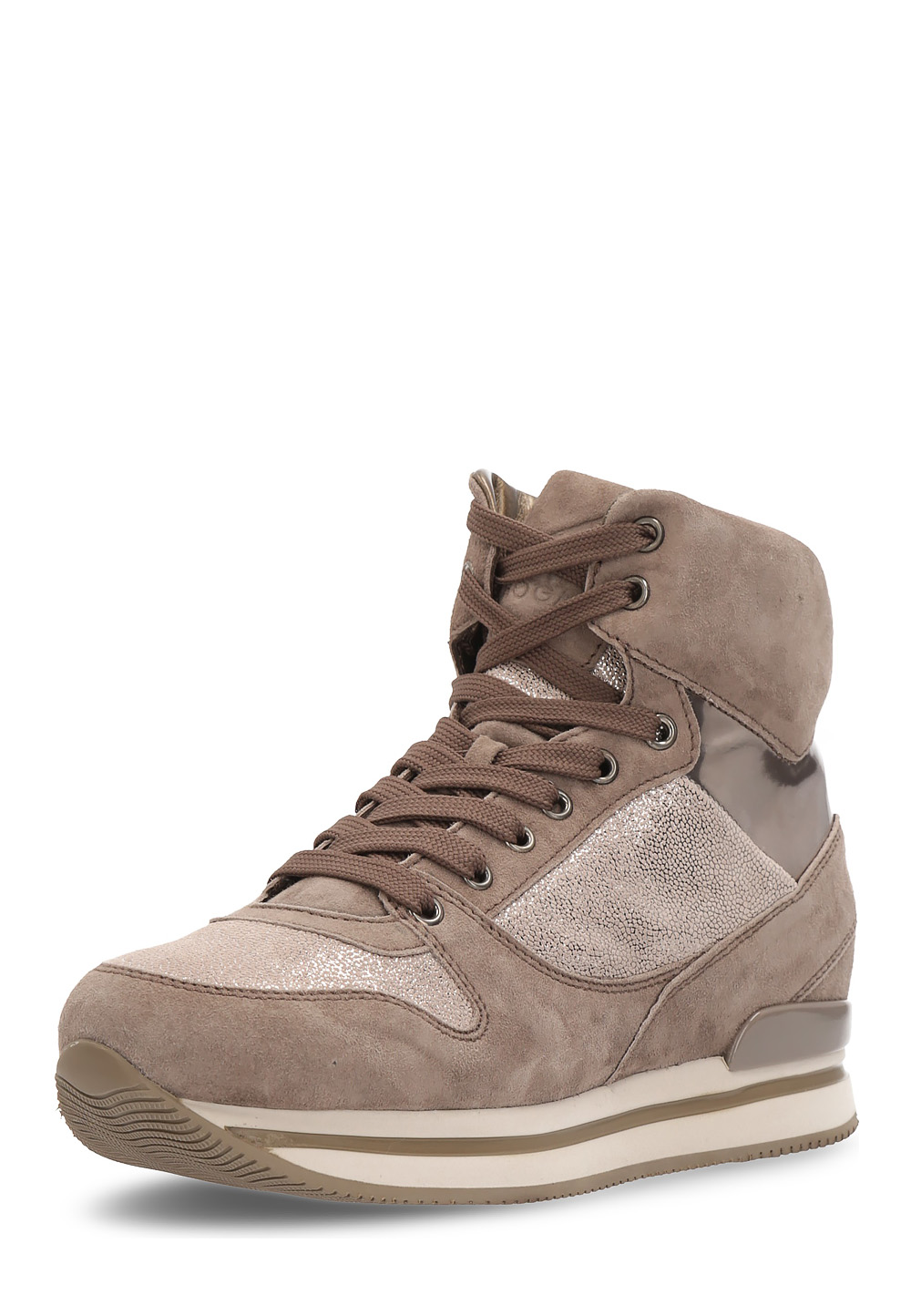 Zapatillas Hogan para mujer color topo HXW2410P60077IQ0G08