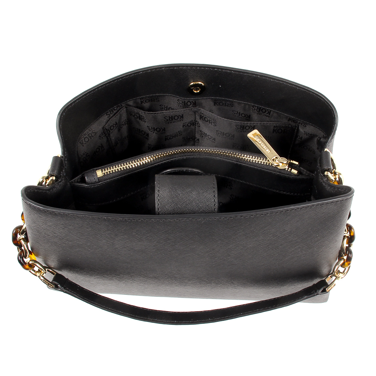 Michael Kors Womens Handbag PORTIA 35S7GPAL3L BLACK