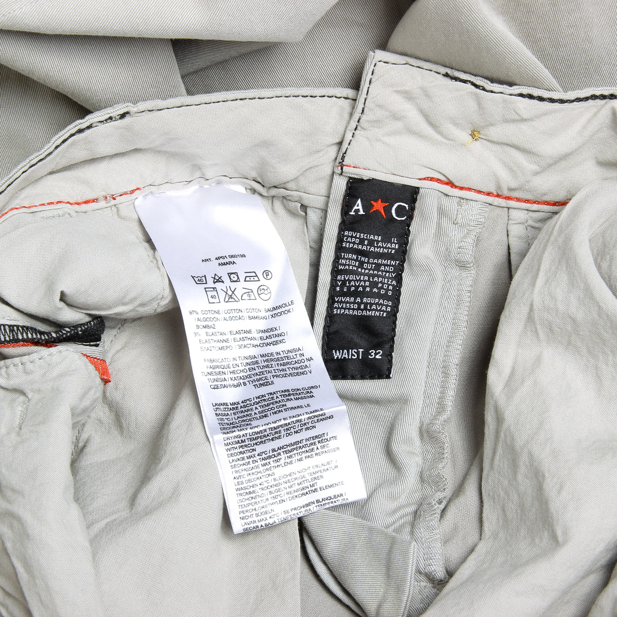 Pantalones para hombre Andrew Charles Taupe AMARA