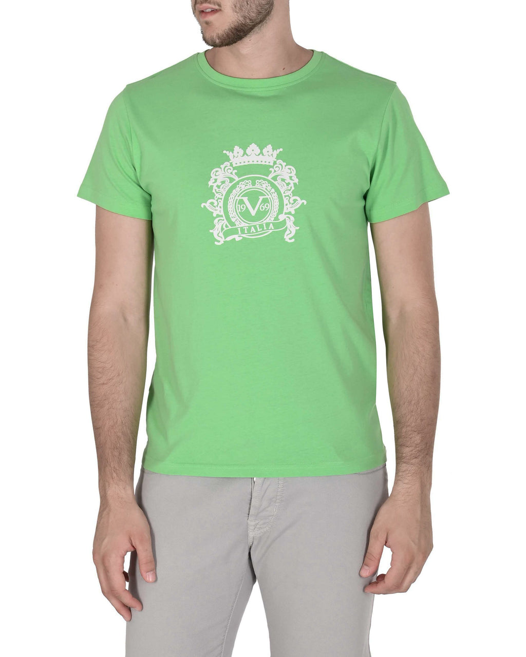 19V69 Italia Mens T-Shirt VSC1MTS02 GREEN