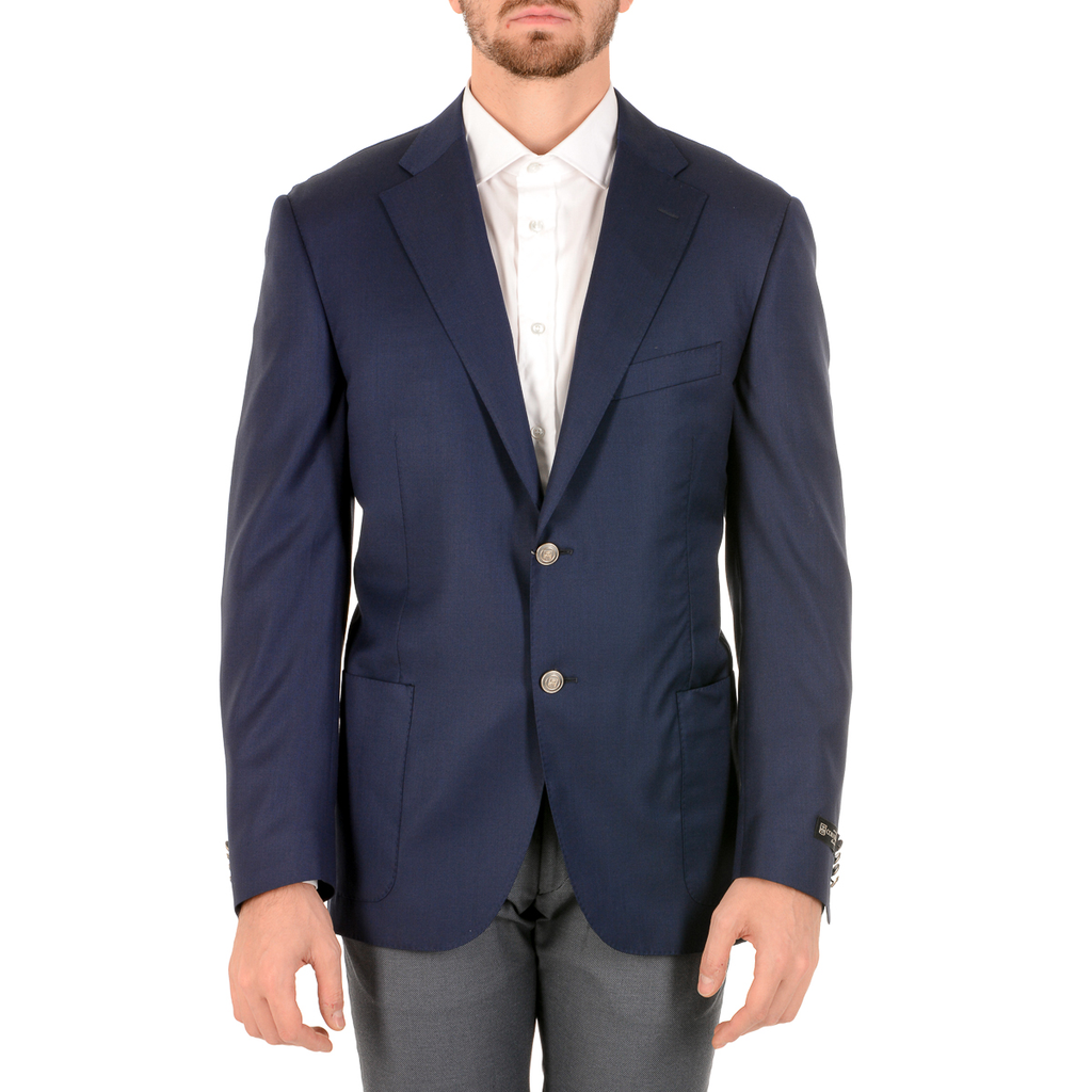 Corneliani Mens Jacket Long Sleeves Dark Blue