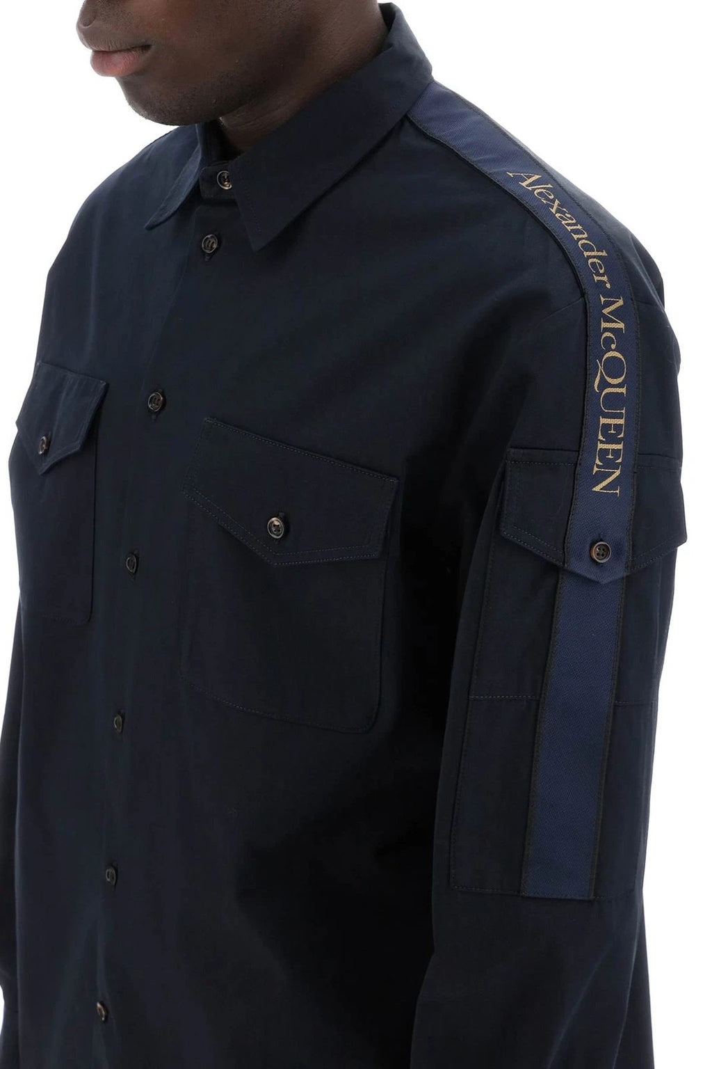 Alex.?cqueen Men Shirt 655486QSAA7 4100