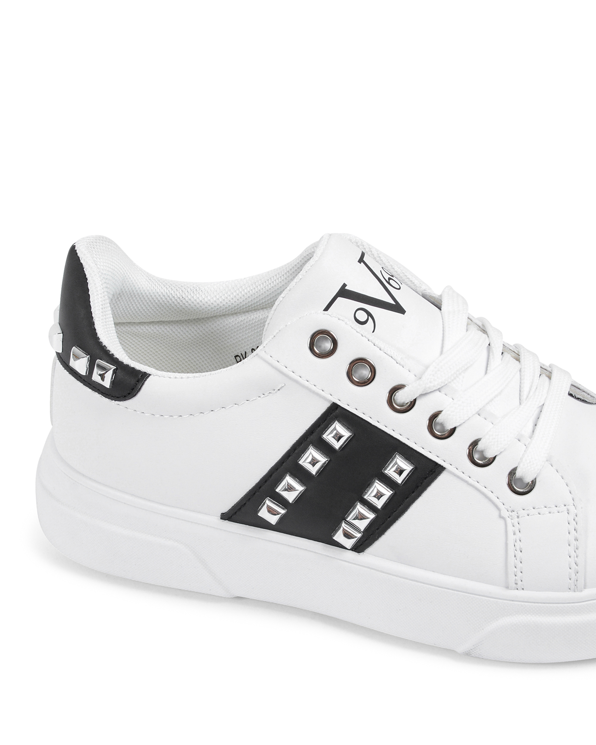 19V69 Italia Zapatillas de mujer V806 BIANCO NERO