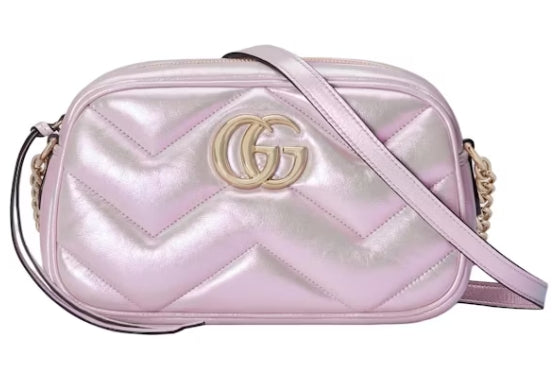 Bolso de hombro Marmont de piel iridiscente