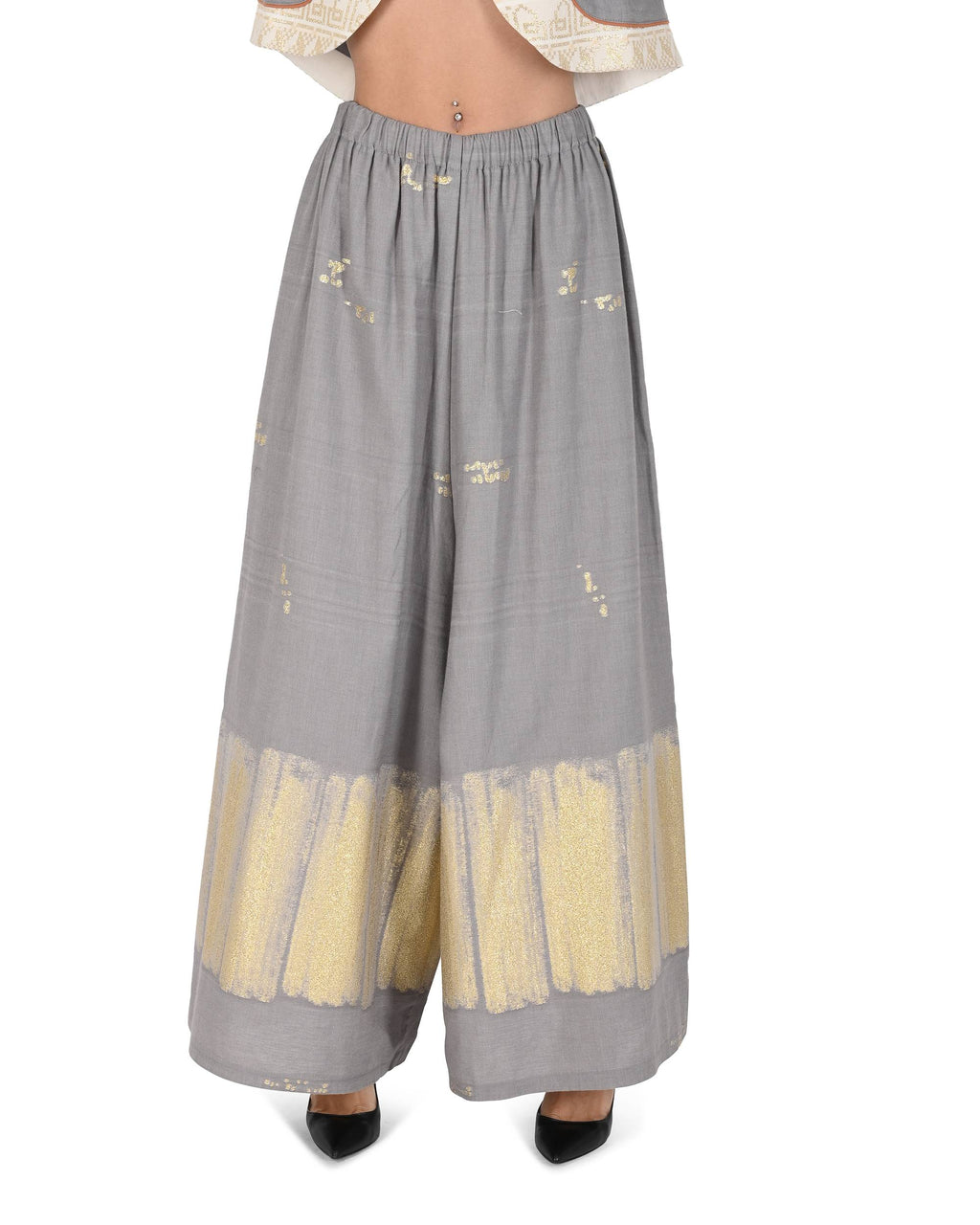 Pantalón Mykonos para mujer ANAVYSSOS GREY BRUSH 802