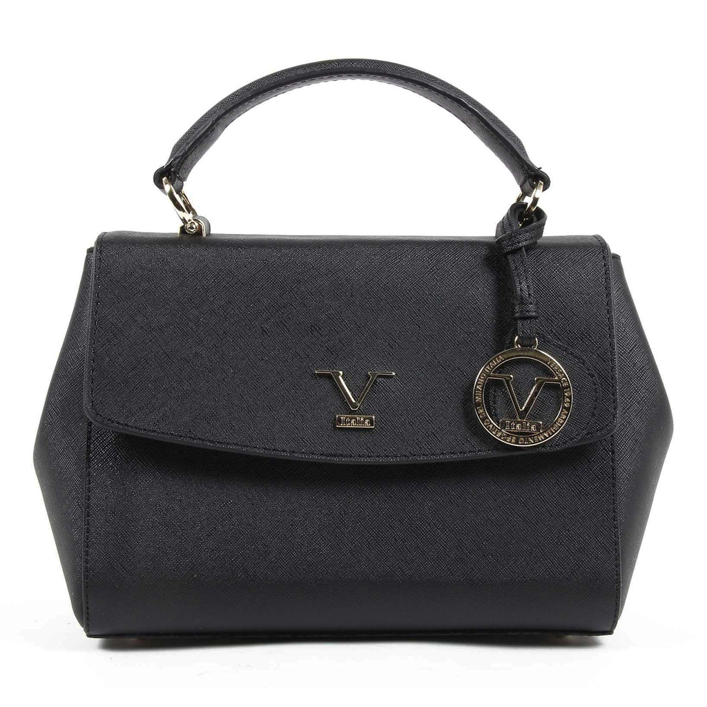 Bolso de mano para mujer V 1969 Italia VE09 NEGRO