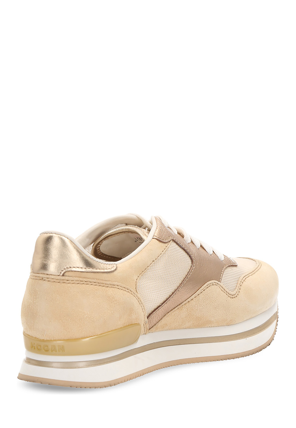 Zapatillas Hogan para mujer en beige HXW2220N6205TG058M